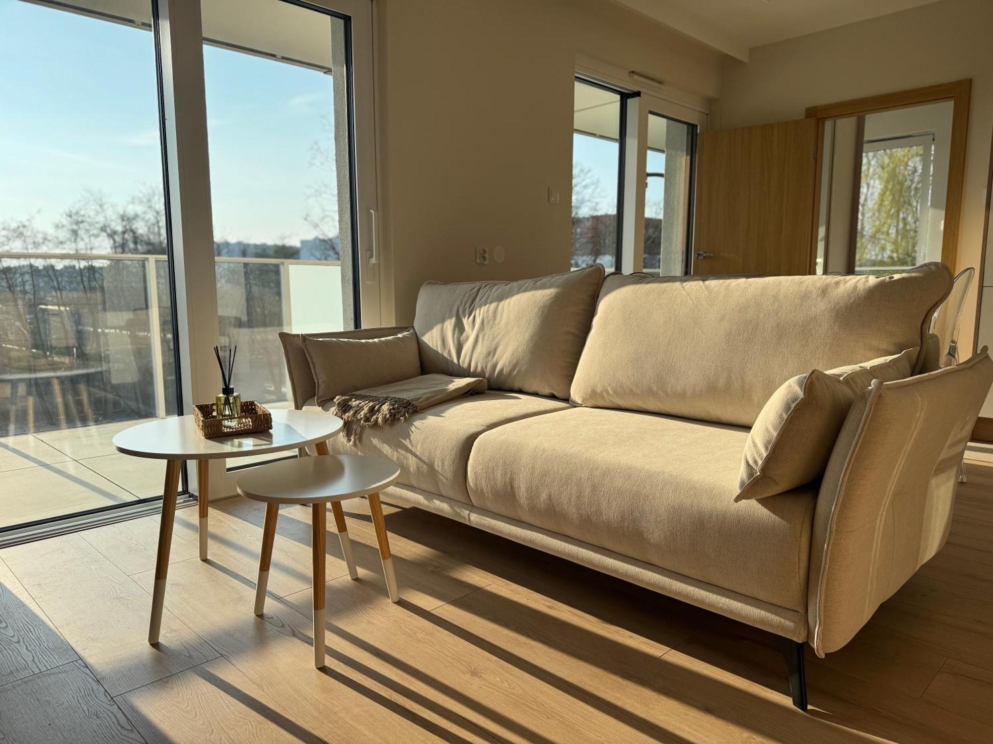 4summer Golden Dune - Parking, Przestronne Mieszkanie 50m2, Caly Do Dyspozycji, Duzy Taras Z Pieknym Zachodem Slonca Parkplatz, Geraeumige Mit 50 M2, Ganzes Zur Verfuegung, Grosse Terrasse Mit Wunderschoenem Sonnenunterga Колобжег